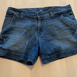 7 For All mankind denim shorts